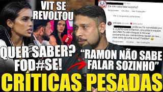 POLÊMICA ESPOSA DO RAMON PERDE A PACIÊNCIA APÓS ENTREVISTA GERAR CRÍTICAS EXPLICOU PORQUE ELA FOI [upl. by Gensler]