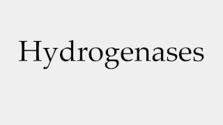 How to Pronounce Hydrogenases [upl. by Ara741]