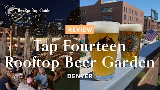 Tap Fourteen Rooftop Beer Garden  Review [upl. by Downs633]