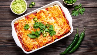 How To Make Chicken Enchiladas [upl. by Ycnan]