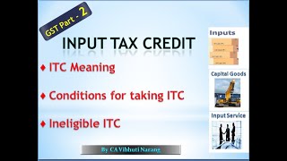 Example on Section 17 and 18 Blocked Special Credit  Input Tax Credit  Indirect Taxation [upl. by Nannahs870]