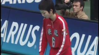 2007 03 25 第38回春高バレー女子決勝「大阪国際滝井vs東九州龍谷」 [upl. by Aseretairam]