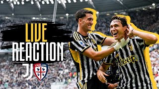 🔴 WATCH NOW JUVENTUS VS CAGLIARI  LIVE REACTION 💪⚪⚫ [upl. by Lirret704]