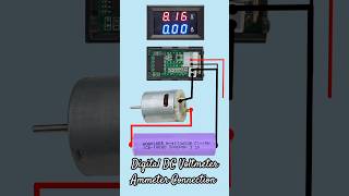 Digital DC Voltmeter Ammeter Connection shorts creative [upl. by Murrah]