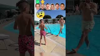 De Jong VS Neymar VS Haaland VS Lehmann VS Messi VS Ronaldo Fantastic Water Pool Moments😱 [upl. by Simsar294]