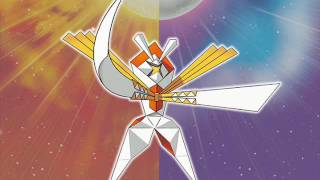 Pokemon Sun and Moon Battle vs UB04 BladeKartana Fanmade [upl. by Rennold]