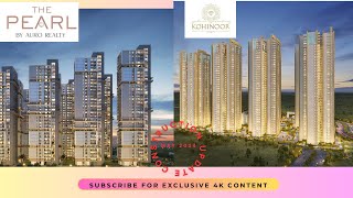 The Pearl amp Kohinoor by Auro Realty 4K Aerial Tour  Hitech City  Hyderabad Real Estate [upl. by Brozak]