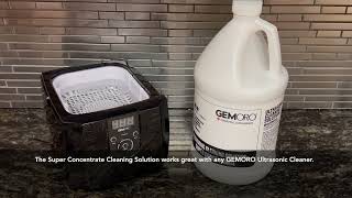 GEMORO SUPER CONCENTRATE SOLUTION – ULTRASONIC CLEANING SOLUTION [upl. by Einnel712]