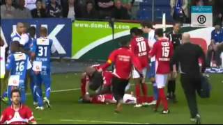 Worst football tackle 2011 [upl. by Crist]