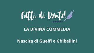 Storia di Firenze nella Divina Commedia Buondelmonte e la nascita di Guelfi e Ghibellini [upl. by Annawat]