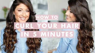 How to Curl Your Hair in 5 Minutes [upl. by Reiner]