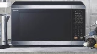 Sharp 32L 1200W Flatbed Microwave SSteel SM327FHS Unboxing and Review by FE [upl. by Ynafetse]