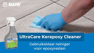 Epoxyresten verwijderen  UltraCare Kerapoxy Cleaner reiniger [upl. by Tychon]