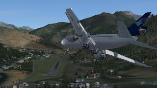 FSX  DC10 Approaching Paro Airport [upl. by Airekahs246]