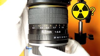 Testing lenses for radiation  Opteka 65mm F35 Fisheye lens [upl. by Sherlock]