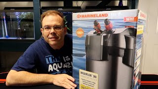 Marineland Magniflow 360 Canister Filter Unboxing and Setup [upl. by Odab]