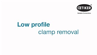 Low Profile Clamp Removal [upl. by Ramburt]