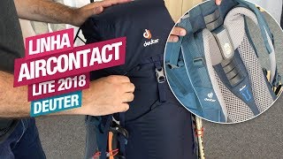 Lançamento Linha Aircontact Lite Deuter 2018 [upl. by Leribag]