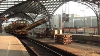 Gleisbau Doku in Köln auf der Hohenzollernbrücke und im HBF [upl. by Elfrida273]