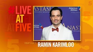 LiveAtFive with Ramin Karimloo from ANASTASIA [upl. by Eiloj474]