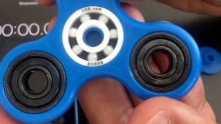 Testing VXB 608CE Full ceramic Bearings in a Fidget Hand Spinner [upl. by Olyhs]