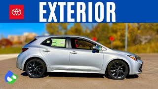 Exterior Review   2024 Corolla XSE Hatchback by Toyota [upl. by Lirrad751]