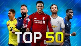 Top 50 Most Creative amp Smart Assists In Football [upl. by Leterg994]