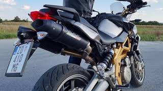 Aprilia Shiver 750  GPR Furore nero sound  without db killers [upl. by Thorbert]