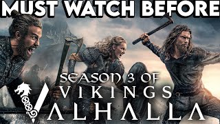 VIKINGS VALHALLA Season 1 amp 2 Recap  Must Watch Before Season 3  Series Explained [upl. by Marys]