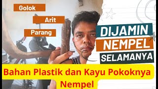 Cara Memasang Gagang ParangAritGolok yang Tahan Lama amp Tidak Mudah Lepas [upl. by Ulund504]