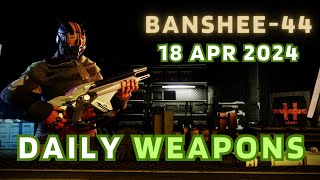 A decent Vulpecula hand cannon today  Banshee44 Destiny 2 Gunsmith Official Weapon Inventory [upl. by Vernen42]