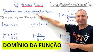 DOMÍNIO DE UMA FUNÇÃO REAL  RÁPIDO e FÁCIL [upl. by Persons]