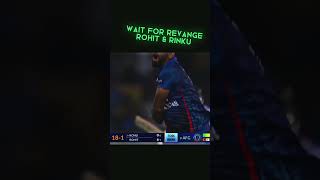 Rinku amp rohit revange 😈 shorts cricket viralshorts [upl. by Adnauqaj382]