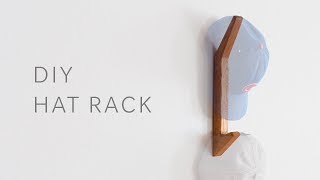 DIY Hat Rack  Woodworking [upl. by Vaden]