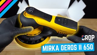 MIRKA DEROS II 650 Schuurmachine 150mm  Unboxing  CROP [upl. by Dorrehs]