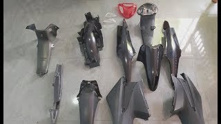 Honda wave 100 restoration part 2 [upl. by Ardeahp]