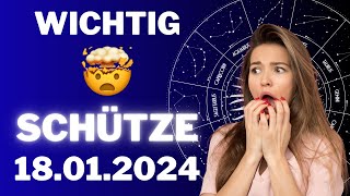 SCHÜTZE ♐️🔴 UNERWARTETER BESUCH 😨 Horoskop  18Januar 2024 schütze tarot [upl. by Mitchell]