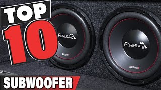 Best Subwoofer In 2024  Top 10 Subwoofers Review [upl. by Rekab932]