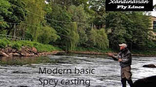 Modern basic spey casting  Double handed fly rods and shooting heads [upl. by Irv]