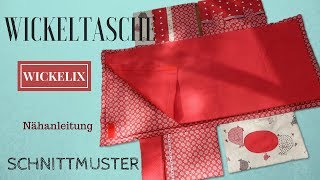 Wickelix  Wickeltasche mit integrierter Wickelunterlage  Tutorial [upl. by Hanselka]