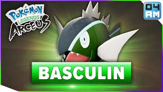 Where To Find BASCULIN amp How To Catch It in Pokemon Legends Arceus [upl. by Anitsyrc307]