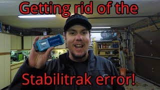 Get Rid Of The StabiliTrak Warning [upl. by Anilrac626]