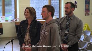 Hudson School Board May 13 2014 [upl. by Zeke753]