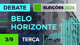 Debate com candidatos à Prefeitura de Belo Horizonte  Eleições 2024 [upl. by Aihsila]