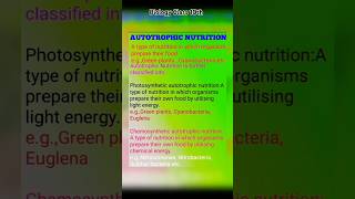 Autotrophic NutritionClass 10 Biology ch1 Life Processes part 2shorts ytshortsindia ytshorts [upl. by Herrington]