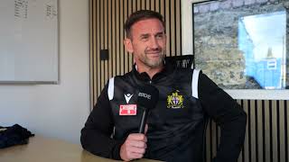 Clitheroe 31 Accrington Stanley Preseason  Paul Howarth Post Match Interview [upl. by Chun255]