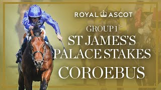 A close finish but COROEBUS wins the St Jamess Palace Stakes under William Buick RoyalAscot2022 [upl. by Aleina]