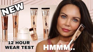 CHARLOTTE TILBURY BEAUTIFUL SKIN FOUNDATION  12 HR WEAR TEST  FIRST IMPRESSION [upl. by Sirtimed]