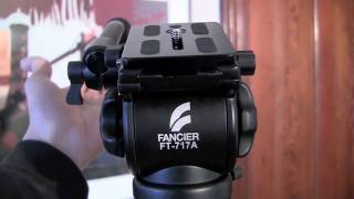 Tripod Review ePhoto Pro Heavy Duty Fancier FT717A Head [upl. by Yednil87]