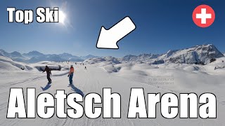 Aletsch Arena Amazing Swiss Skiresort [upl. by Hgielrac]